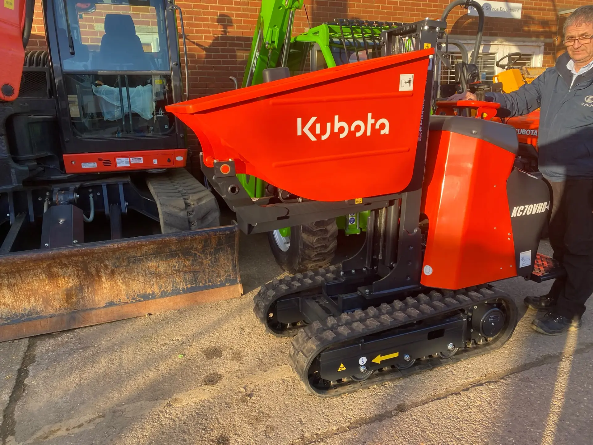Kubota KC70VHD-4 High Tip Tracked Dumper
